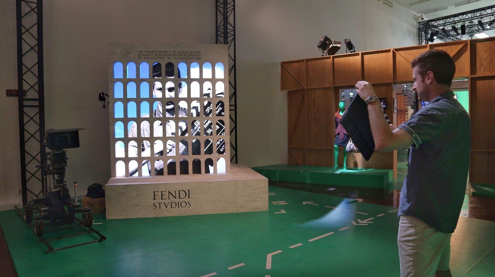 mostra fendi colosseo quadrato